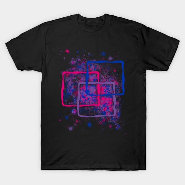 Subtle Bi Squares T-Shirt by Flashpool